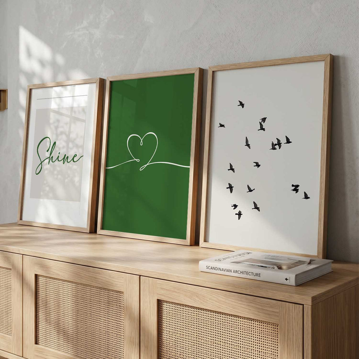 Boho  Wall  Art  Paintings for Living Room - Wall Poster With frames