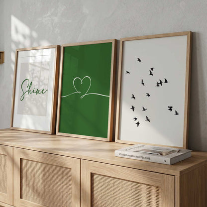 Boho  Wall  Art  Paintings for Living Room - Wall Poster With frames