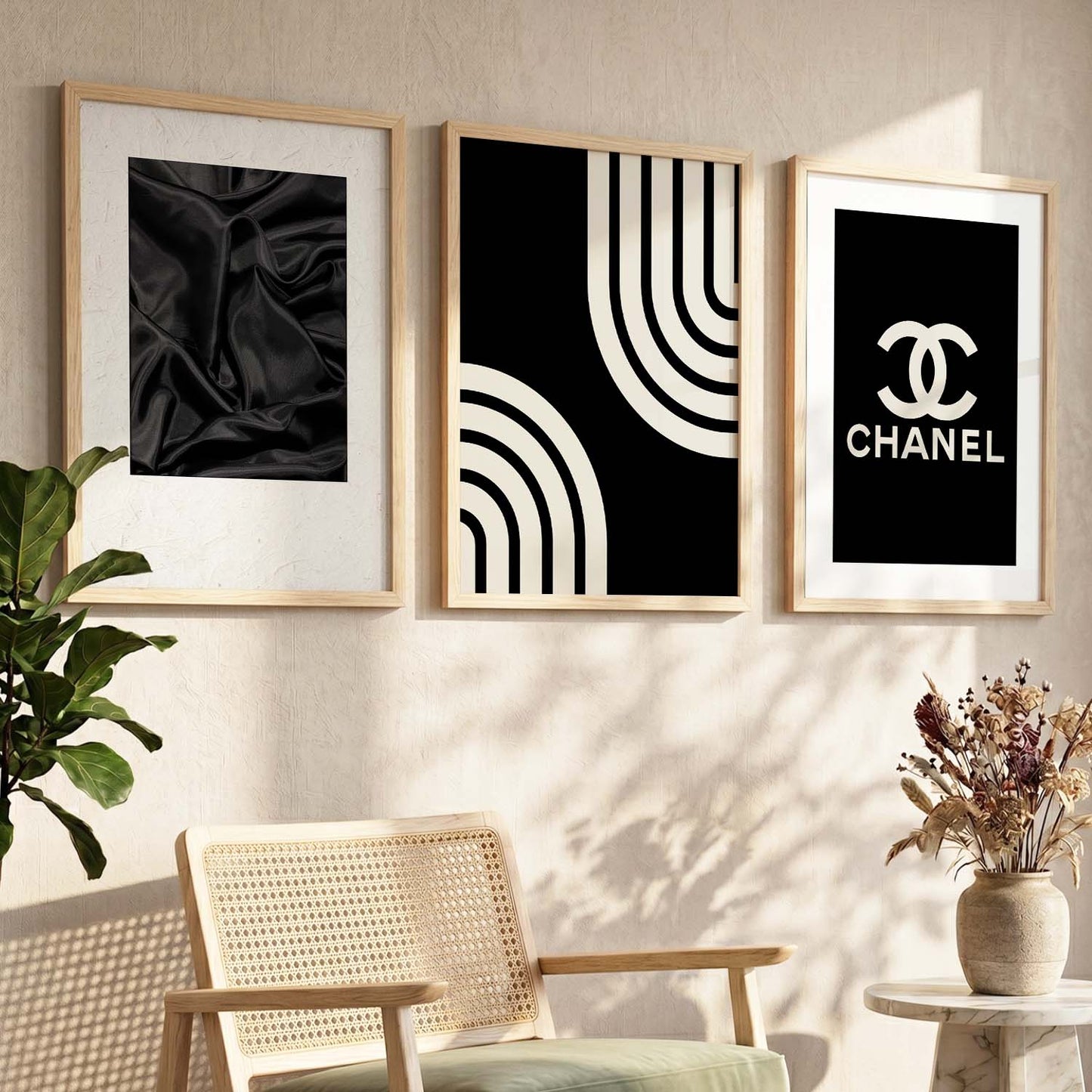 Boho   Wall  Art  Paintings for Living Room - Wall Poster With frames