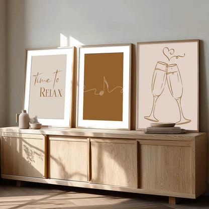 Quote Wall Art Paintings for Living Room - Wall Poster With frames by Kotart store