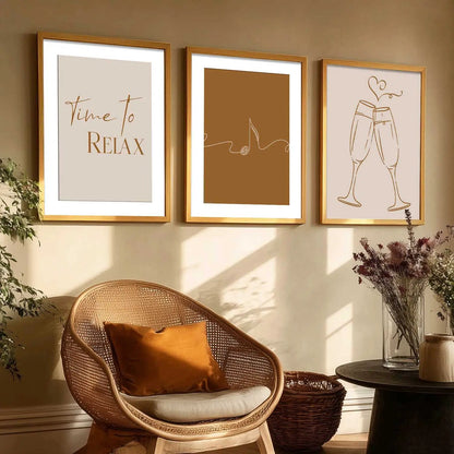 Quote Wall Art Paintings for Living Room - Wall Poster With frames by Kotart store