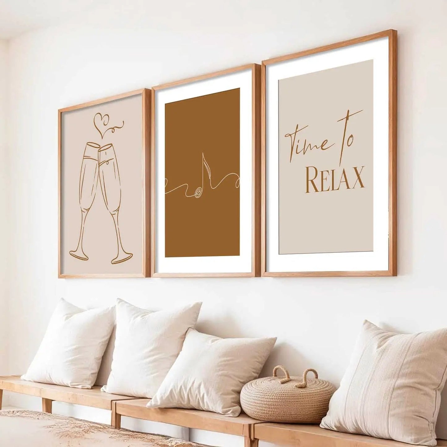 Quote Wall Art Paintings for Living Room - Wall Poster With frames by Kotart store