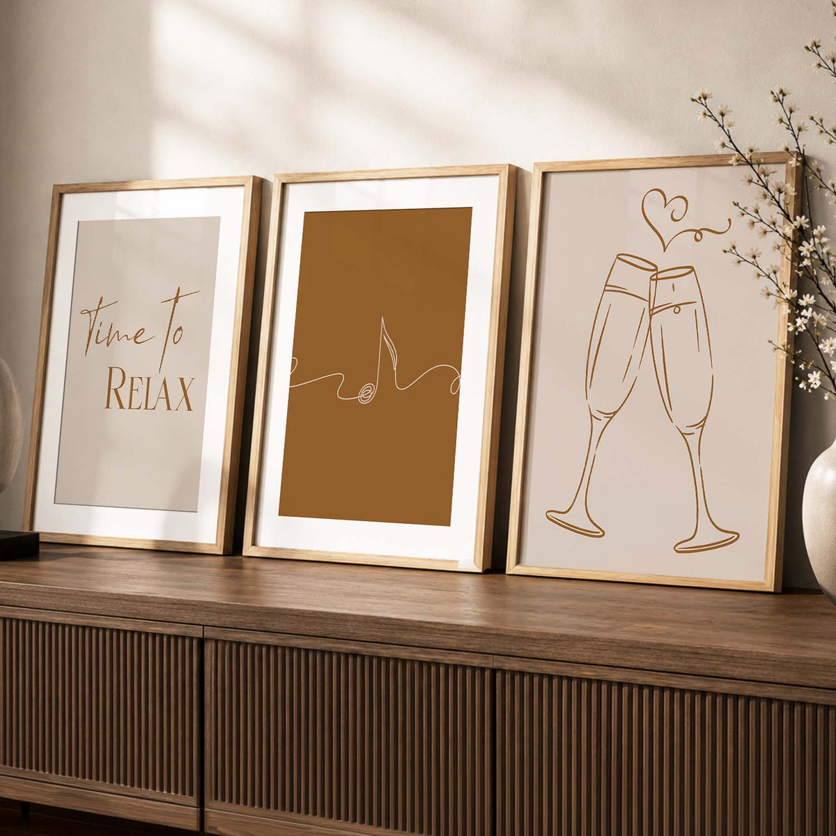Quote  Wall Art Paintings for Living Room - Wall Poster With frames