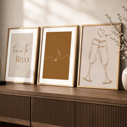 Quote  Wall Art Paintings for Living Room - Wall Poster With frames