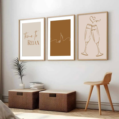Quote Wall Art Paintings for Living Room - Wall Poster With frames by Kotart store