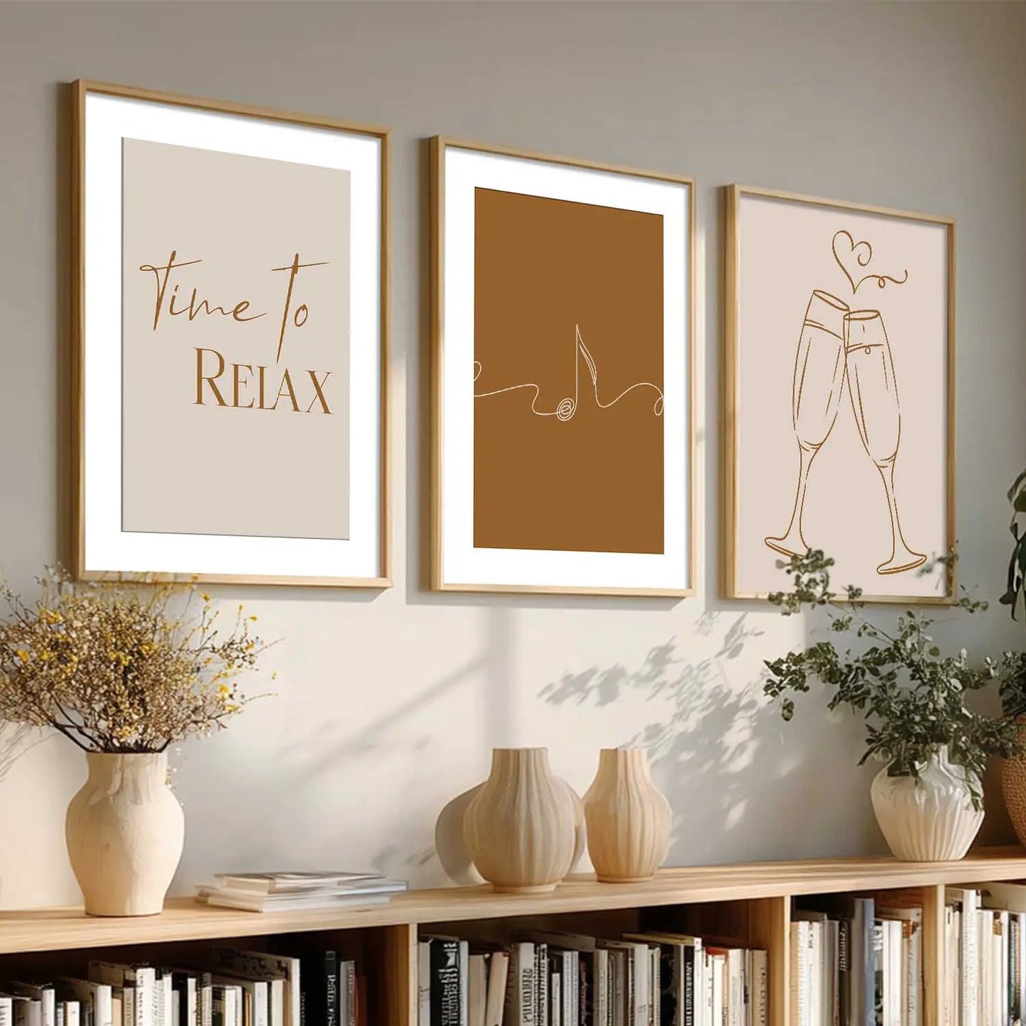 Quote Wall Art Paintings for Living Room - Wall Poster With frames by Kotart store