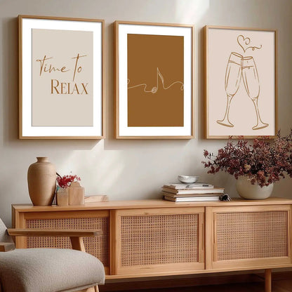 Quote Wall Art Paintings for Living Room - Wall Poster With frames by Kotart store