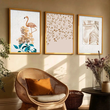 Boho  Wall Art Paintings for Living Room - Wall Poster With frames