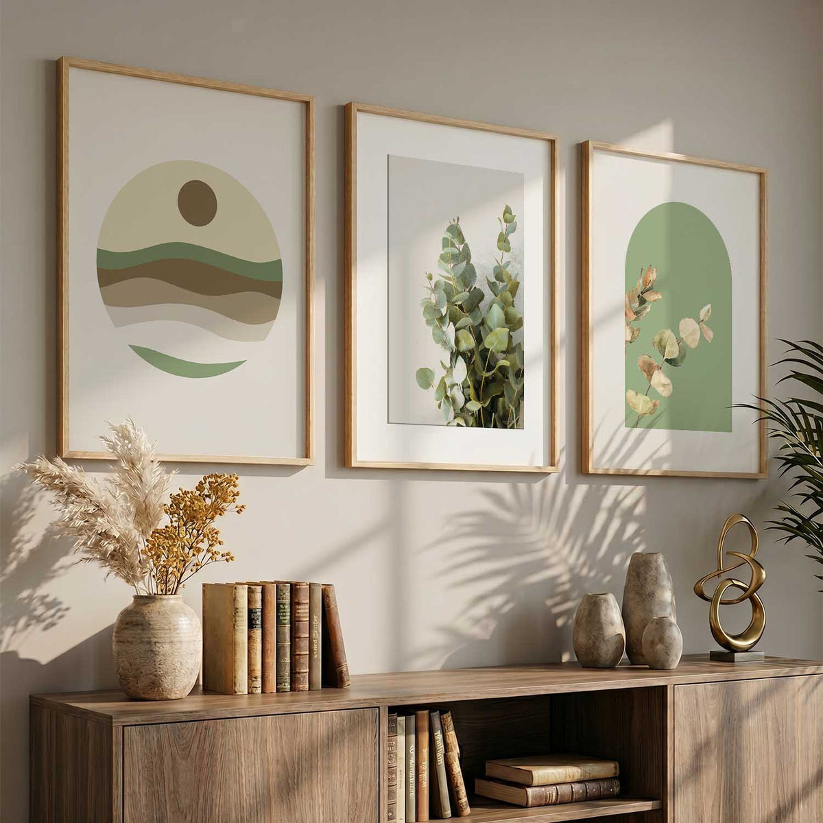 Boho  Wall  Art  Paintings for Living Room - Wall Poster With frames