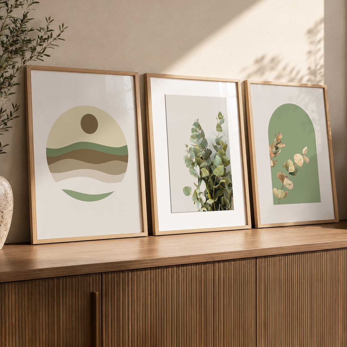 Boho  Wall  Art  Paintings for Living Room - Wall Poster With frames