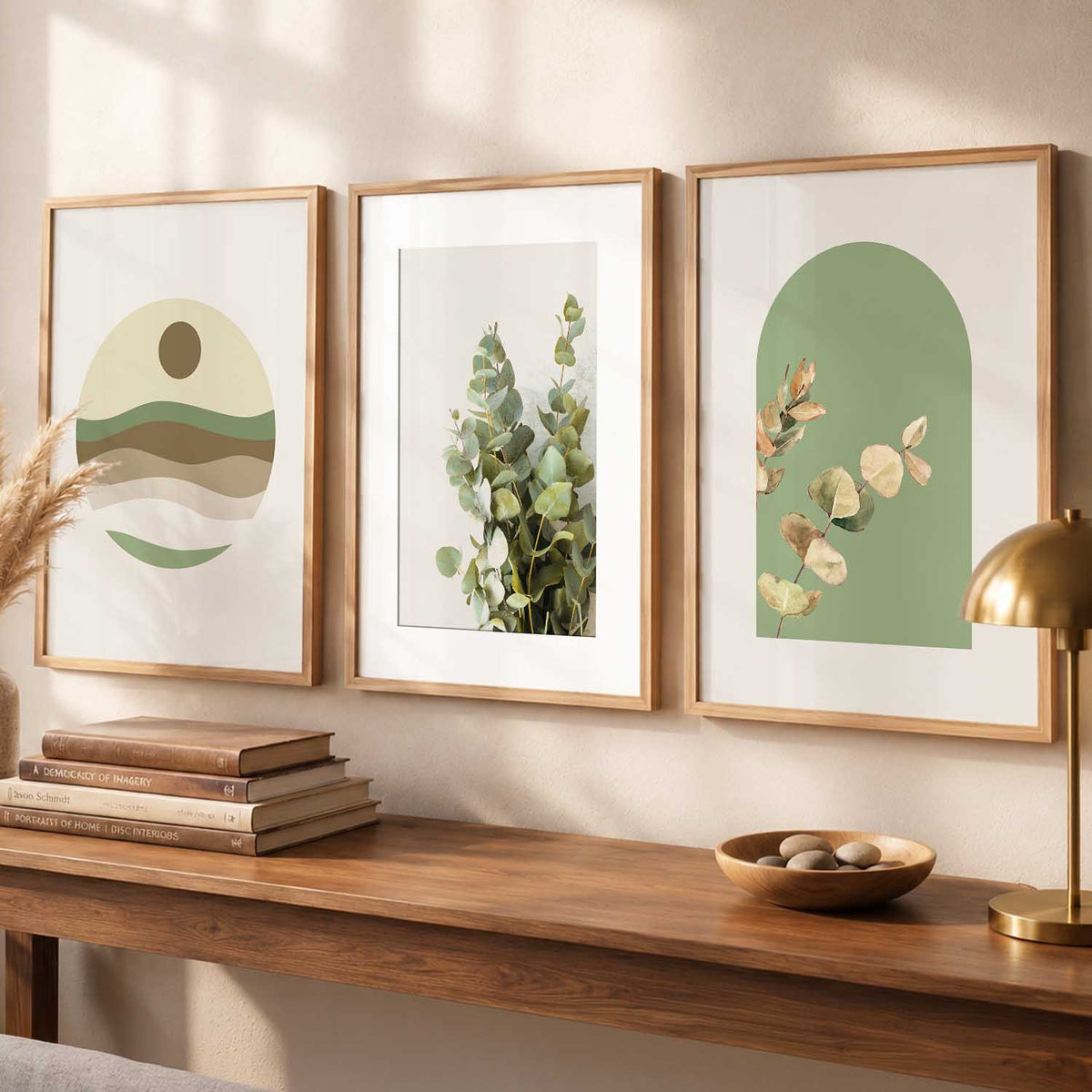 Boho  Wall  Art  Paintings for Living Room - Wall Poster With frames