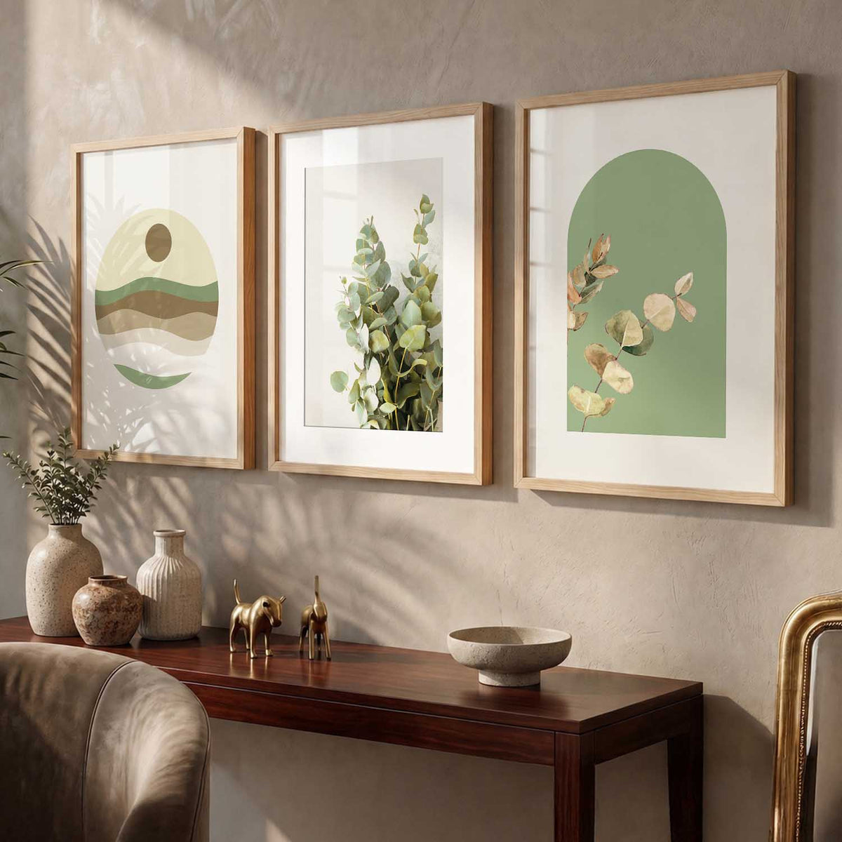 Boho  Wall  Art  Paintings for Living Room - Wall Poster With frames