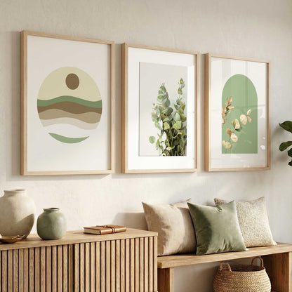 Boho  Wall  Art  Paintings for Living Room - Wall Poster With frames