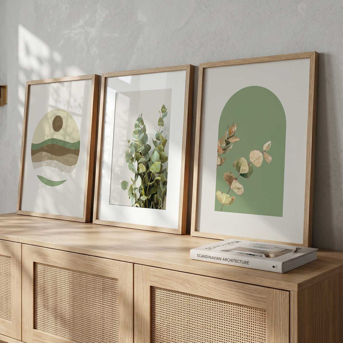 Boho  Wall  Art  Paintings for Living Room - Wall Poster With frames