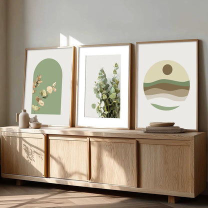 Boho  Wall  Art  Paintings for Living Room - Wall Poster With frames