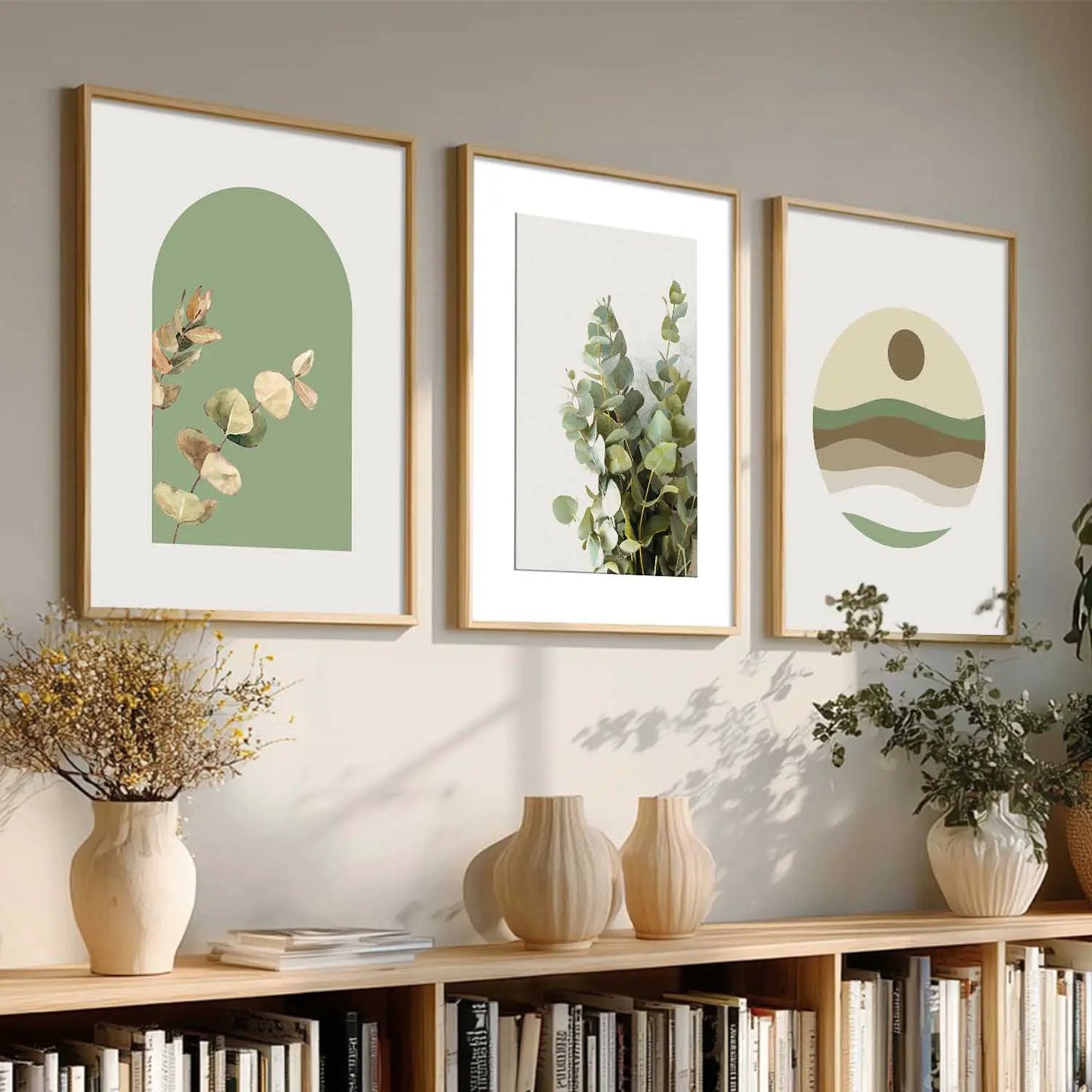 Boho  Wall  Art  Paintings for Living Room - Wall Poster With frames