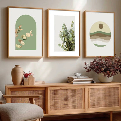 Boho  Wall  Art  Paintings for Living Room - Wall Poster With frames