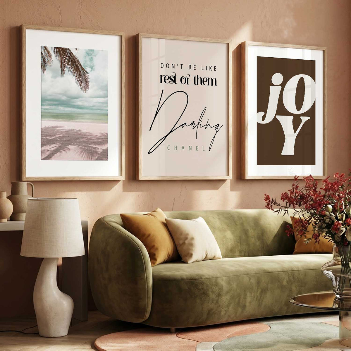 Quote  Wall   Art  Paintings for Living Room - Wall Poster With frames