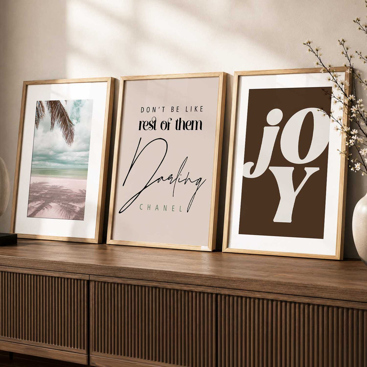 Quote  Wall   Art  Paintings for Living Room - Wall Poster With frames