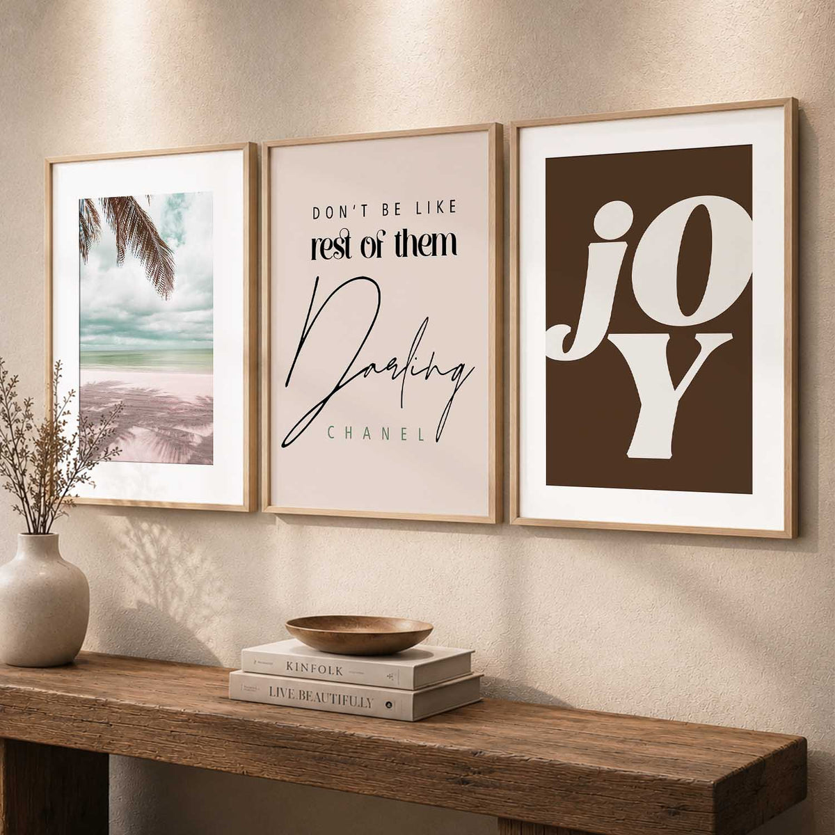 Quote  Wall   Art  Paintings for Living Room - Wall Poster With frames