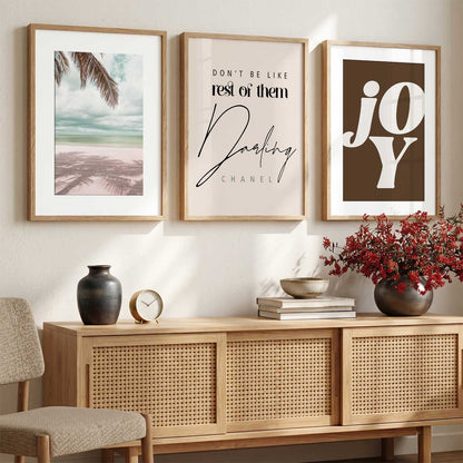 Quote  Wall   Art  Paintings for Living Room - Wall Poster With frames