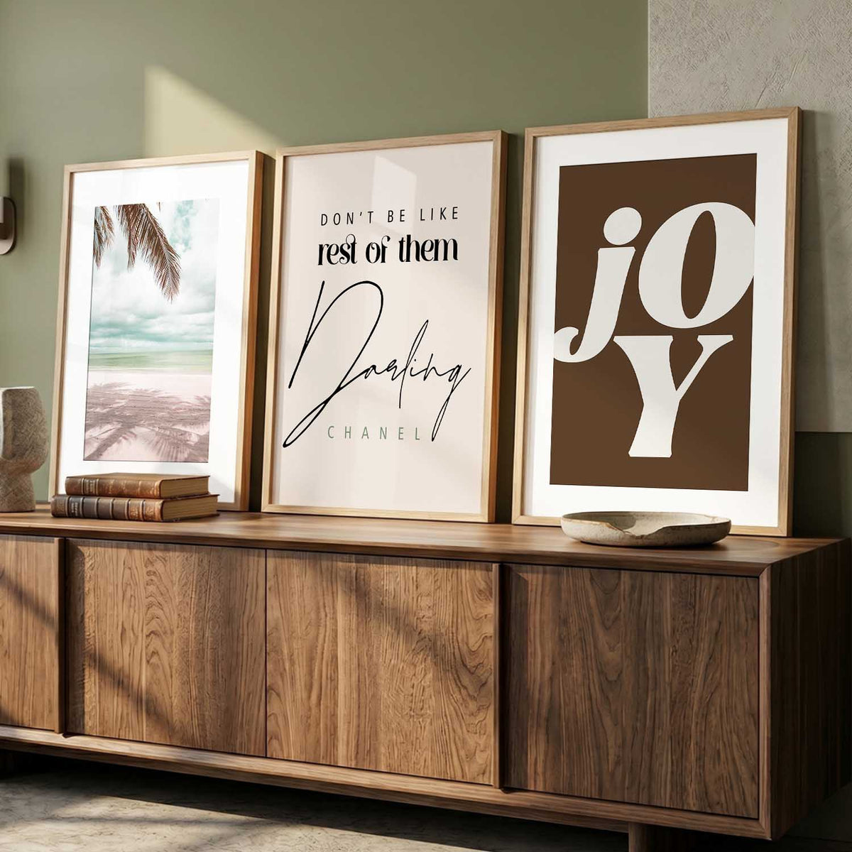 Quote  Wall   Art  Paintings for Living Room - Wall Poster With frames