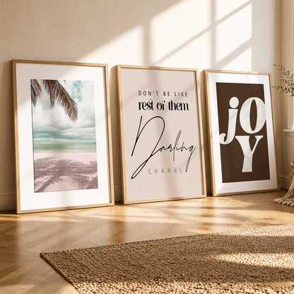Quote  Wall   Art  Paintings for Living Room - Wall Poster With frames