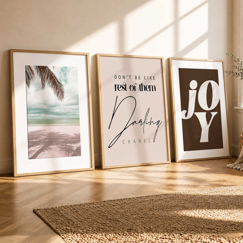 Quote  Wall   Art  Paintings for Living Room - Wall Poster With frames