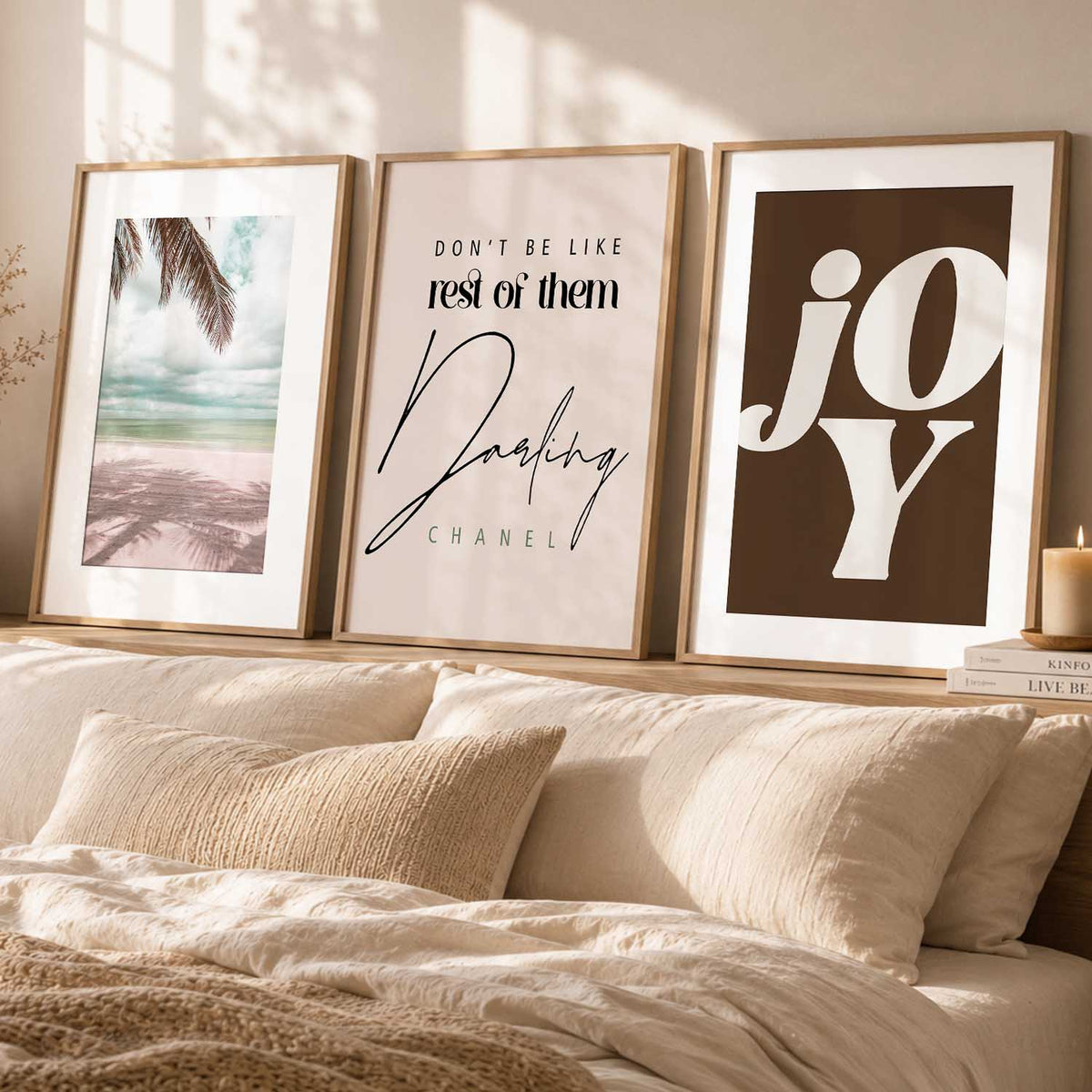 Quote  Wall   Art  Paintings for Living Room - Wall Poster With frames