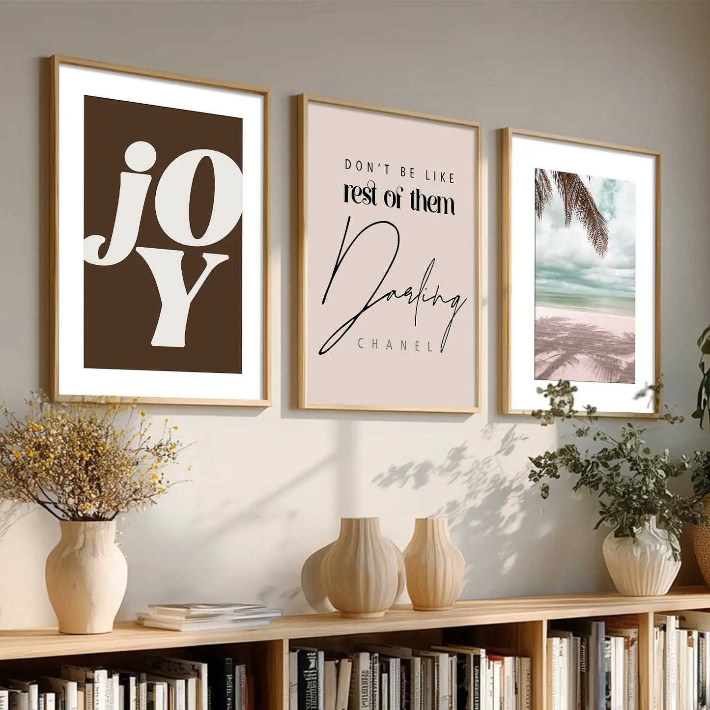 Quote  Wall   Art  Paintings for Living Room - Wall Poster With frames