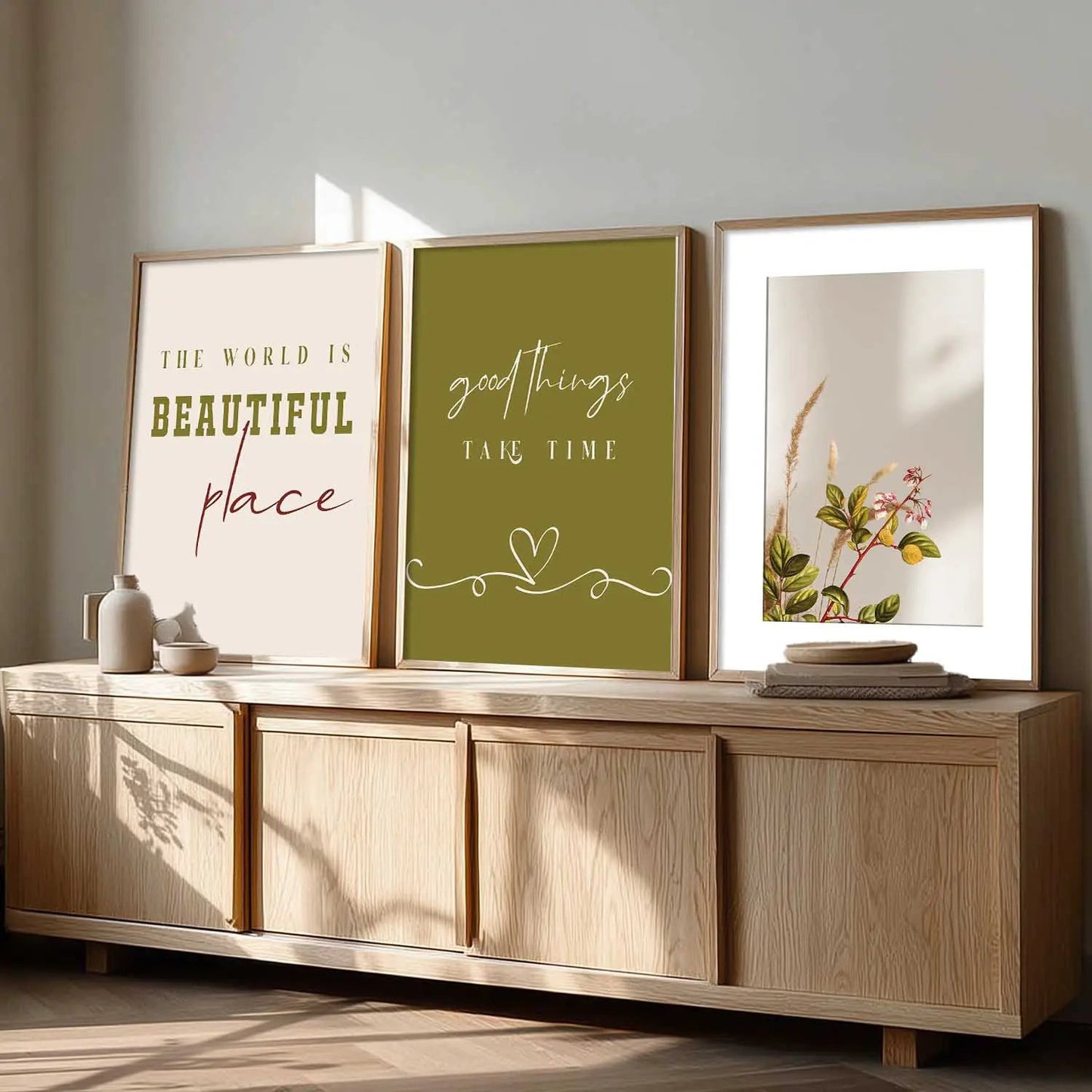 Quote  Wall   Art  Paintings for Living Room - Wall Poster With frames