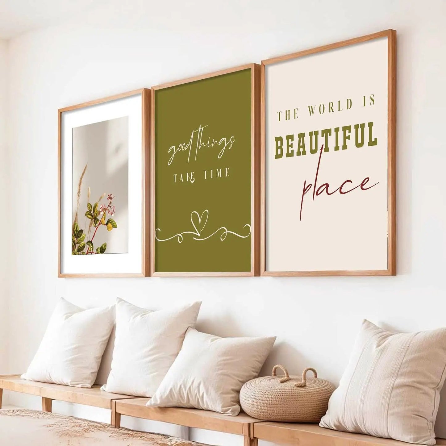 Quote  Wall   Art  Paintings for Living Room - Wall Poster With frames