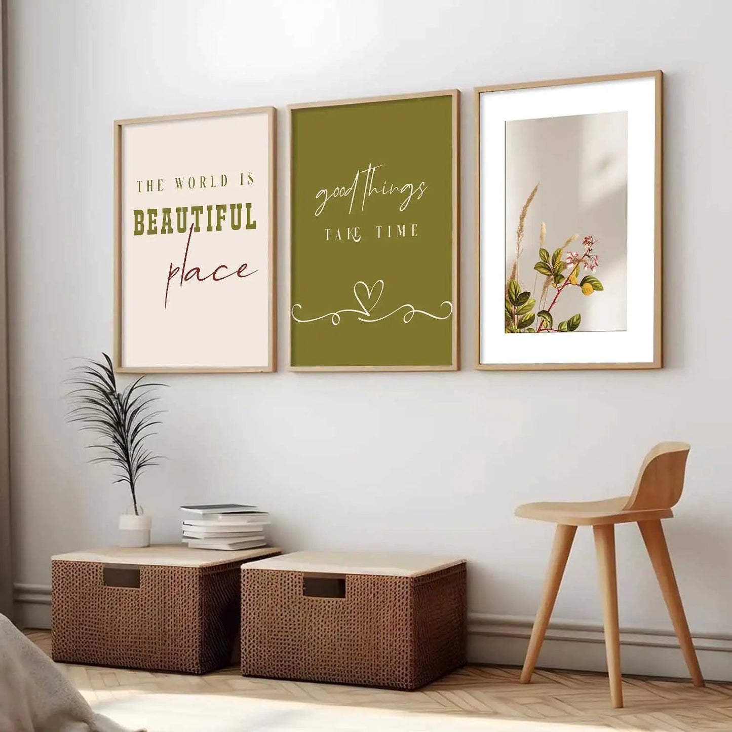 Quote  Wall   Art  Paintings for Living Room - Wall Poster With frames
