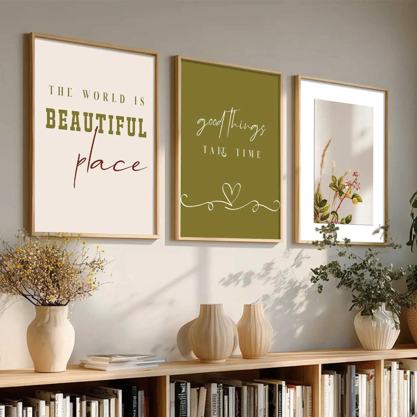 Quote  Wall   Art  Paintings for Living Room - Wall Poster With frames