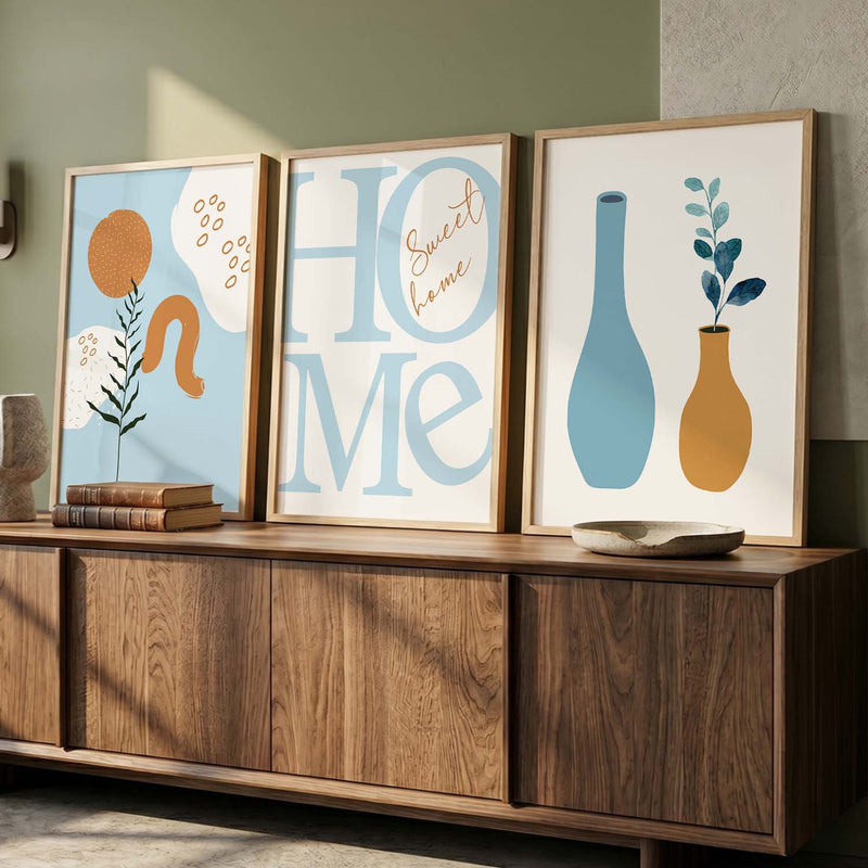 Boho Wall  Art Paintings for Living Room - Wall Poster With frames