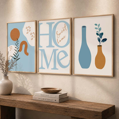 Boho Wall  Art Paintings for Living Room - Wall Poster With frames