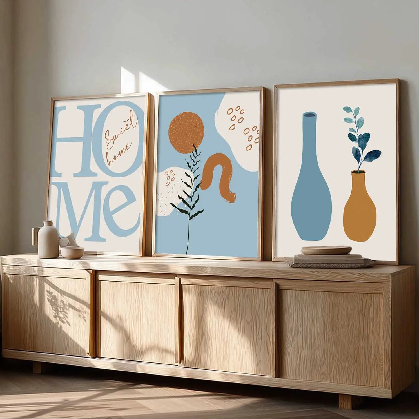 Boho Wall  Art Paintings for Living Room - Wall Poster With frames