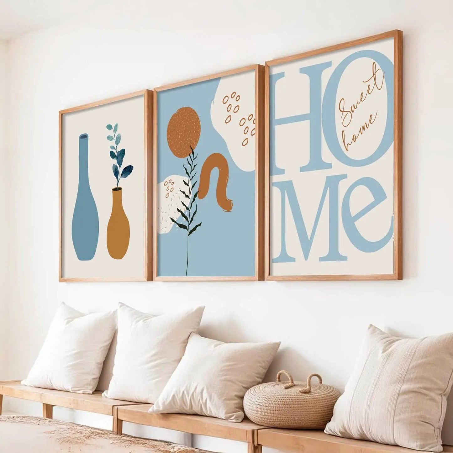 Boho Wall  Art Paintings for Living Room - Wall Poster With frames