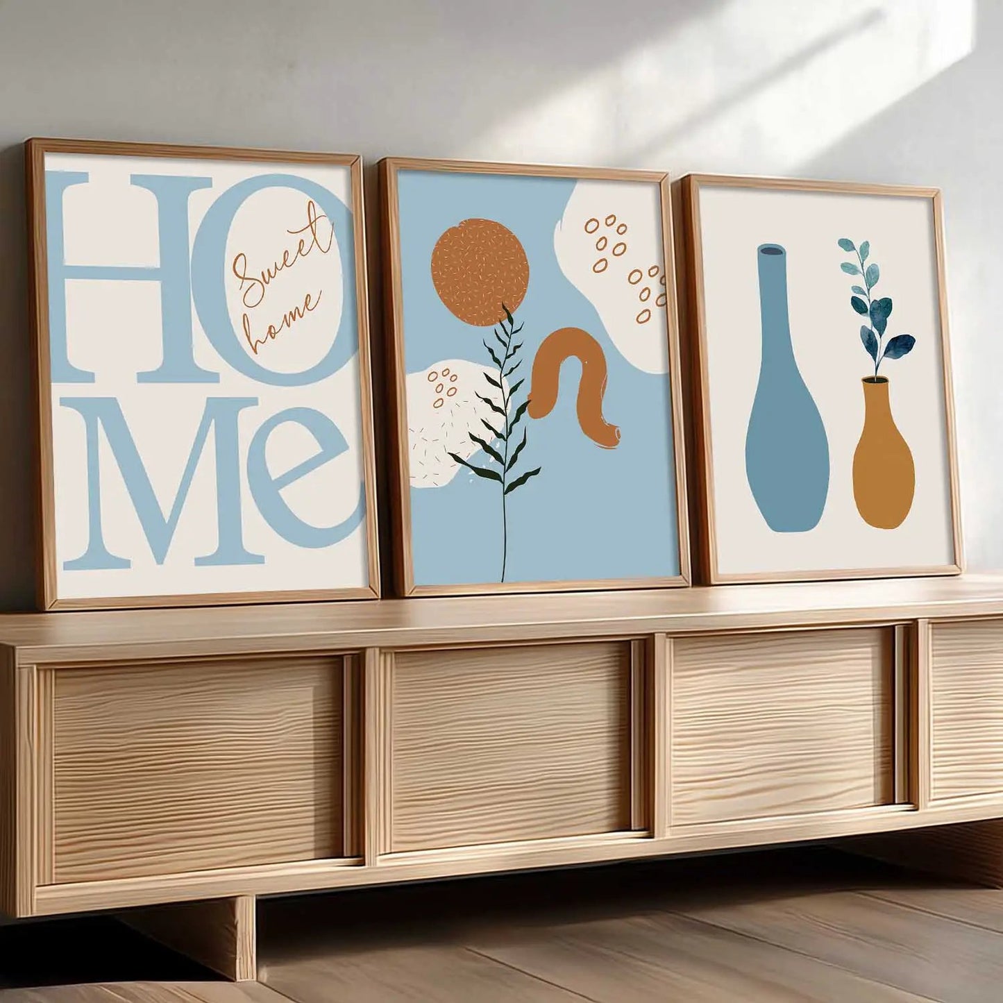 Boho Wall  Art Paintings for Living Room - Wall Poster With frames