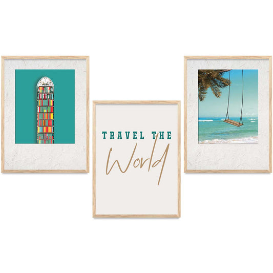 Boho  Wall  Art Paintings for Living Room - Wall Poster With frames