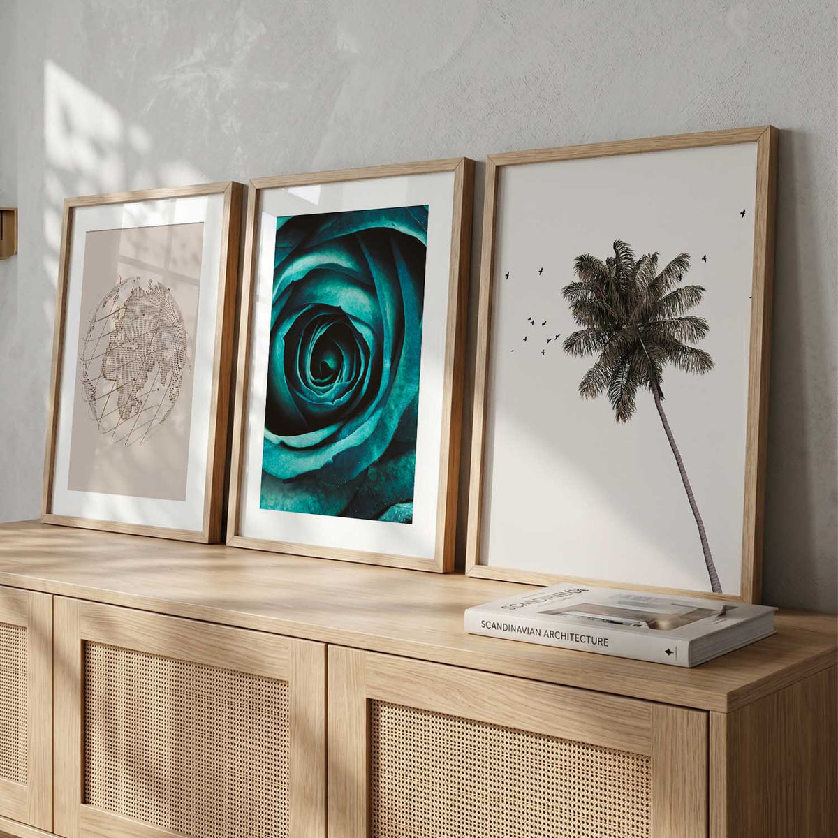 Boho  Wall Art Paintings for Living Room - Wall Poster With frames