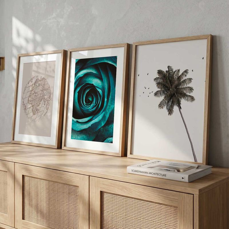 Boho  Wall Art Paintings for Living Room - Wall Poster With frames