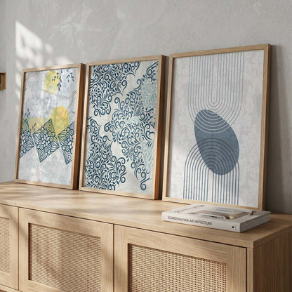 Boho  Wall   Art  Paintings for Living Room - Wall Poster With frames