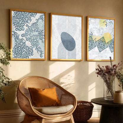 Boho  Wall   Art  Paintings for Living Room - Wall Poster With frames