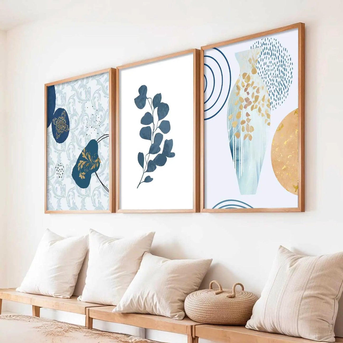 Boho  Wall  Art Paintings for Living Room - Wall Poster With frames