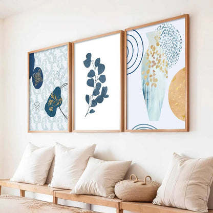 Boho  Wall  Art Paintings for Living Room - Wall Poster With frames