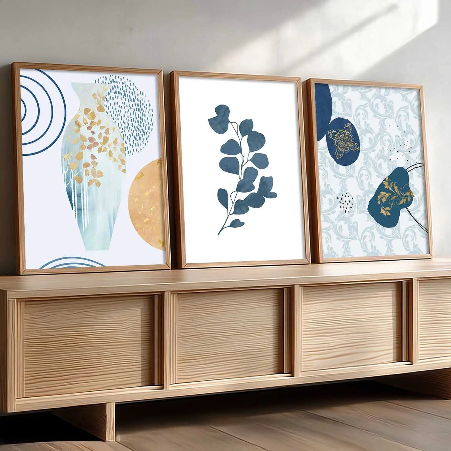 Boho  Wall  Art Paintings for Living Room - Wall Poster With frames