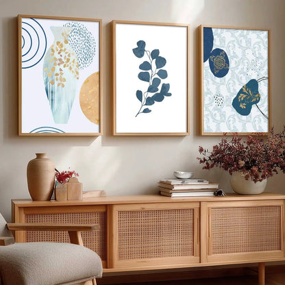 Boho  Wall  Art Paintings for Living Room - Wall Poster With frames