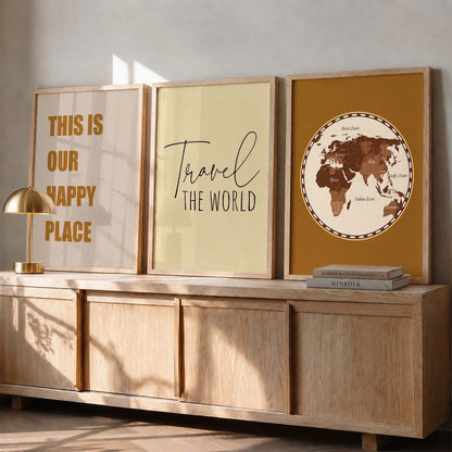 Quote  Wall   Art  Paintings for Living Room - Wall Poster With frames