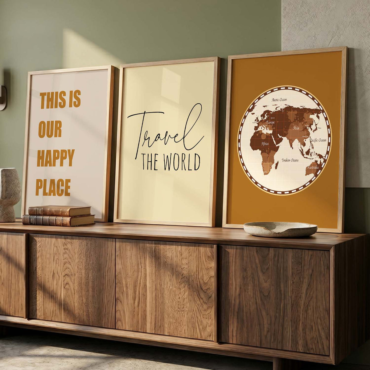 Quote  Wall   Art  Paintings for Living Room - Wall Poster With frames
